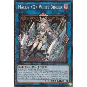 CRBR-EN019 - Maliss Q White Binder - Collector's Rare CRBR-EN019 - Maliss Q White Binder - Collector's Rare
